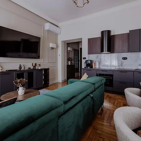 Crown Pearl - Wonderful Apartment, 110scm, 4 Lejlighed Kraków
