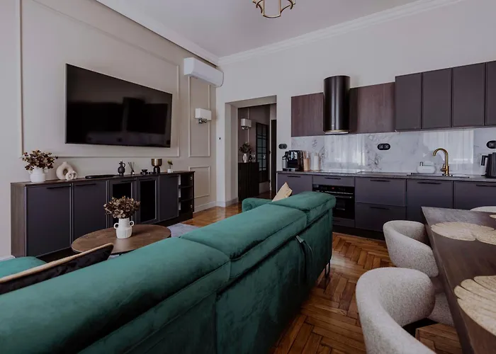 Crown Pearl - Wonderful Apartment, 110scm, 4 Apartmán Krakov